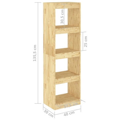 vidaXL Book Cabinet Room Divider 40x30x135.5 cm Pinewood