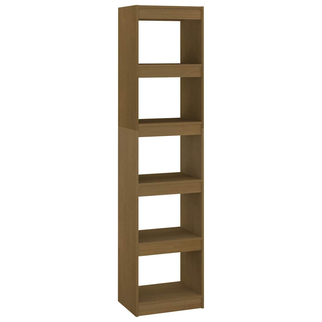 vidaXL Book Cabinet/Room Divider Honey Brown 40x30x167.5 cm