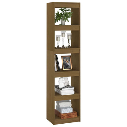 vidaXL Book Cabinet/Room Divider Honey Brown 40x30x167.5 cm