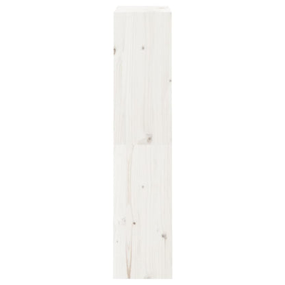 vidaXL Book Cabinet/Room Divider White 60x30x135,5 cm Solid Wood Pine