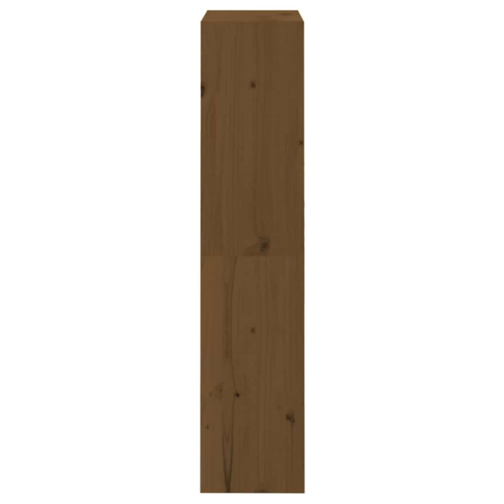 vidaXL Book Cabinet/Room Divider Honey Brown 60x30x135,5 cm Wood Pine