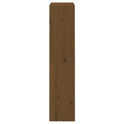 vidaXL Book Cabinet/Room Divider Honey Brown 60x30x135,5 cm Wood Pine