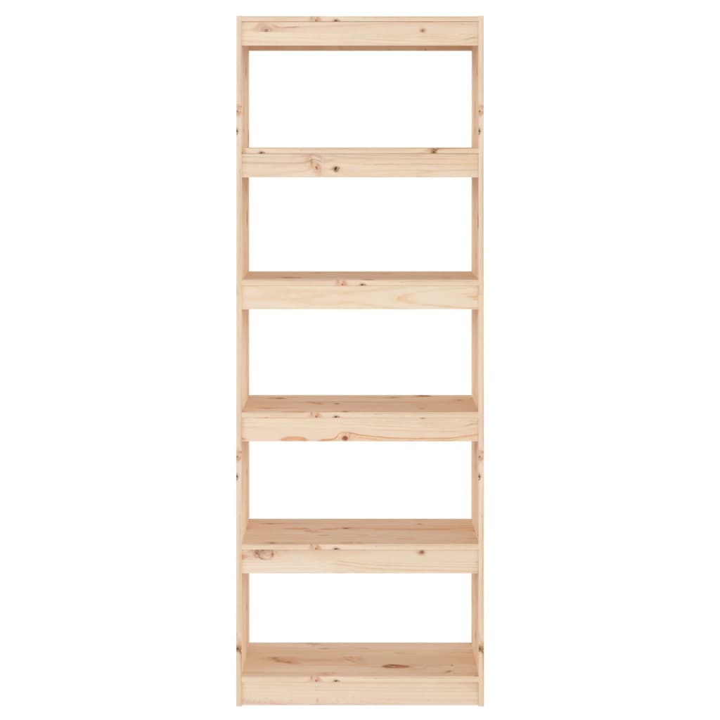 vidaXL Book Cabinet/Room Divider 60x30x167.5 cm Solid Wood Pine