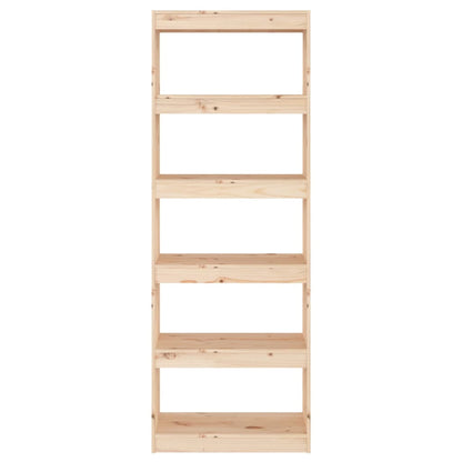 vidaXL Book Cabinet/Room Divider 60x30x167.5 cm Solid Wood Pine