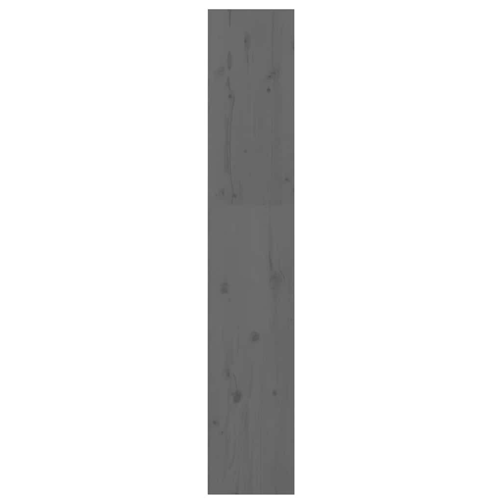vidaXL Book Cabinet/Room Divider Grey 60x30x167,5 cm Solid Wood Pine