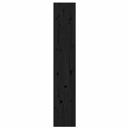 vidaXL Book Cabinet/Room Divider Black 60x30x167,5 cm Solid Wood Pine