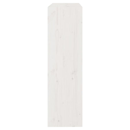 vidaXL Book Cabinet/Room Divider White 80x30x103.5 cm Solid Wood Pine