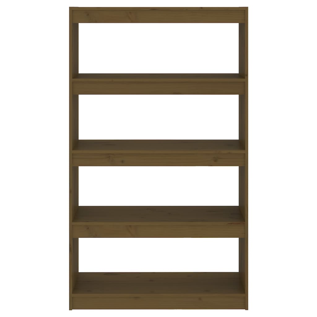 vidaXL Book Cabinet/Room Divider Honey Brown 80x30x135.5 cm Wood Pine