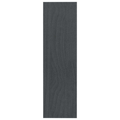 808215 vidaXL Book Cabinet/Room Divider Grey 100x30x103 cm Solid Wood Pine