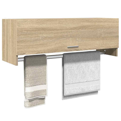 vidaXL Wardrobe Sonoma Oak 100x32.5x35 cm Engineered Wood