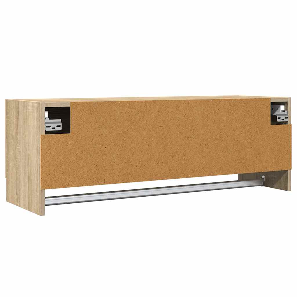 vidaXL Wardrobe Sonoma Oak 100x32.5x35 cm Engineered Wood