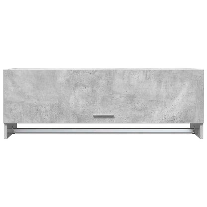 808237 vidaXL Wardrobe Concrete Grey 100x32,5x35 cm Engineered Wood