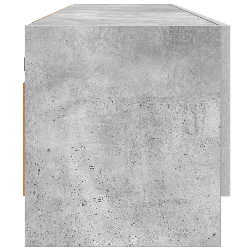 vidaXL Wardrobe Concrete Grey 100x32.5x35 cm Engineered Wood