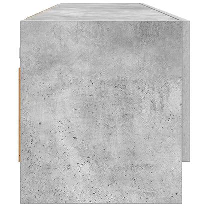 vidaXL Wardrobe Concrete Grey 100x32.5x35 cm Engineered Wood
