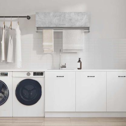 vidaXL Wardrobe Concrete Grey 100x32.5x35 cm Engineered Wood