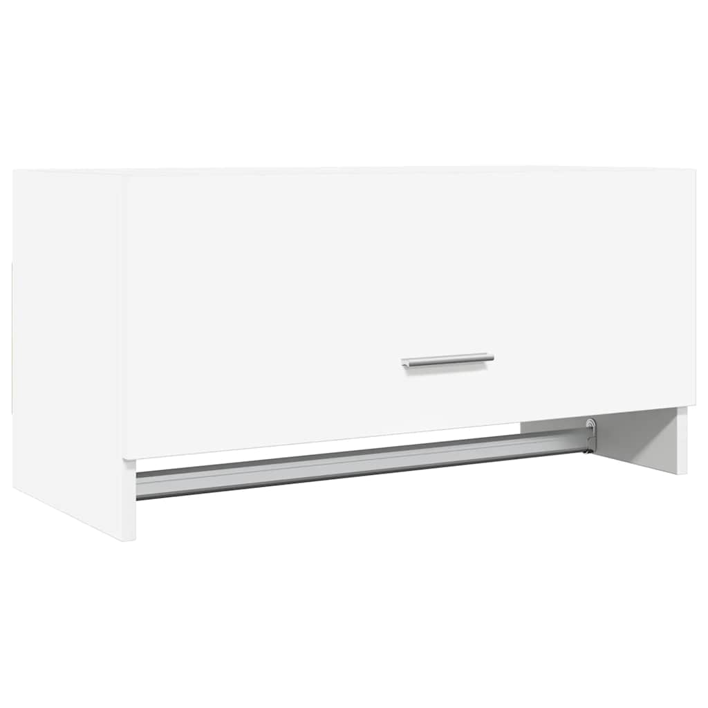 vidaXL Wardrobe White 70x32.5x35 cm Engineered Wood