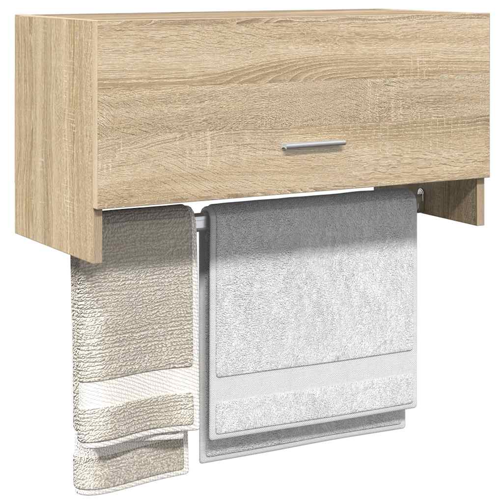 vidaXL Wardrobe Sonoma Oak 70x32.5x35 cm Engineered Wood