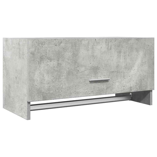 808246 vidaXL Wardrobe Concrete Grey 70x32,5x35 cm Engineered Wood