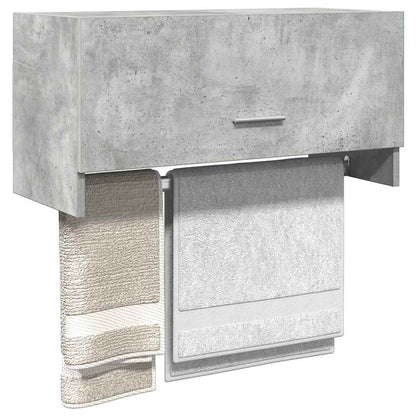 vidaXL Wardrobe Concrete Grey 70x32.5x35 cm Engineered Wood
