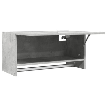 vidaXL Wardrobe Concrete Grey 70x32.5x35 cm Engineered Wood