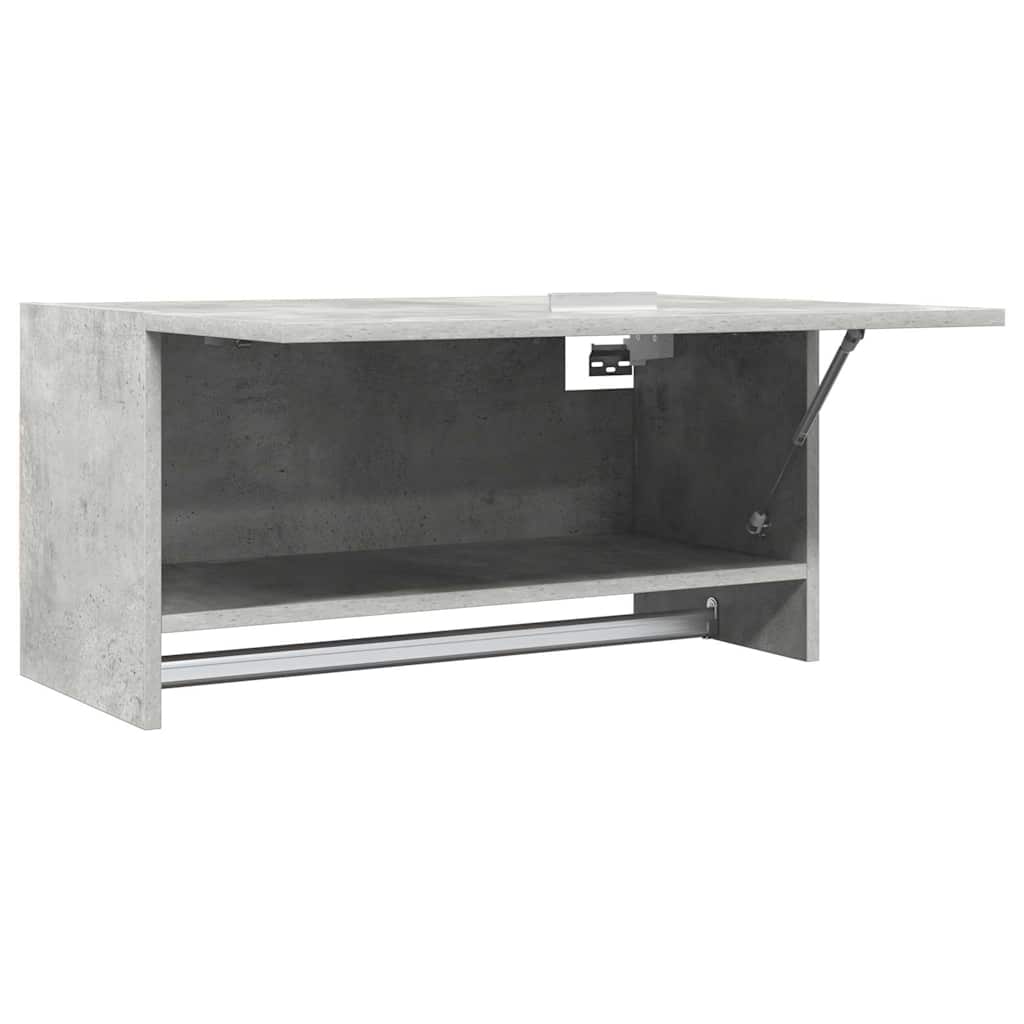 808246 vidaXL Wardrobe Concrete Grey 70x32,5x35 cm Engineered Wood
