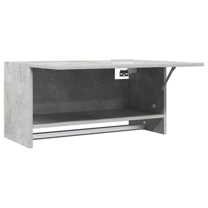808246 vidaXL Wardrobe Concrete Grey 70x32,5x35 cm Engineered Wood