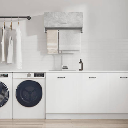 vidaXL Wardrobe Concrete Grey 70x32.5x35 cm Engineered Wood