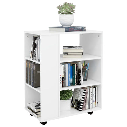 vidaXL Storage Cabinet | White | Engineered wood | Medium | Rolling Cabinet