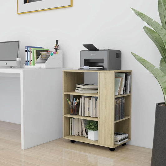 vidaXL Storage Cabinet | Sonoma oak | Engineered wood | Medium