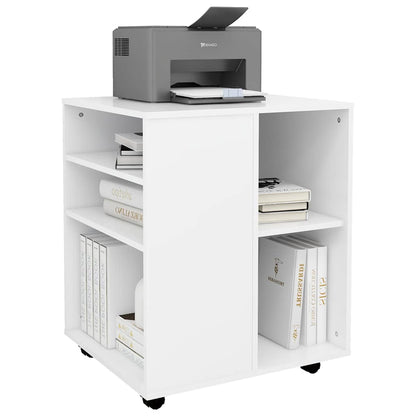 vidaXL Storage Cabinet | White | Engineered wood | Medium | Sleek