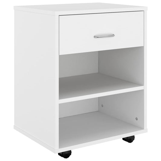 vidaXL Storage Cabinet | White | Engineered wood | Medium | Storage Cabinet