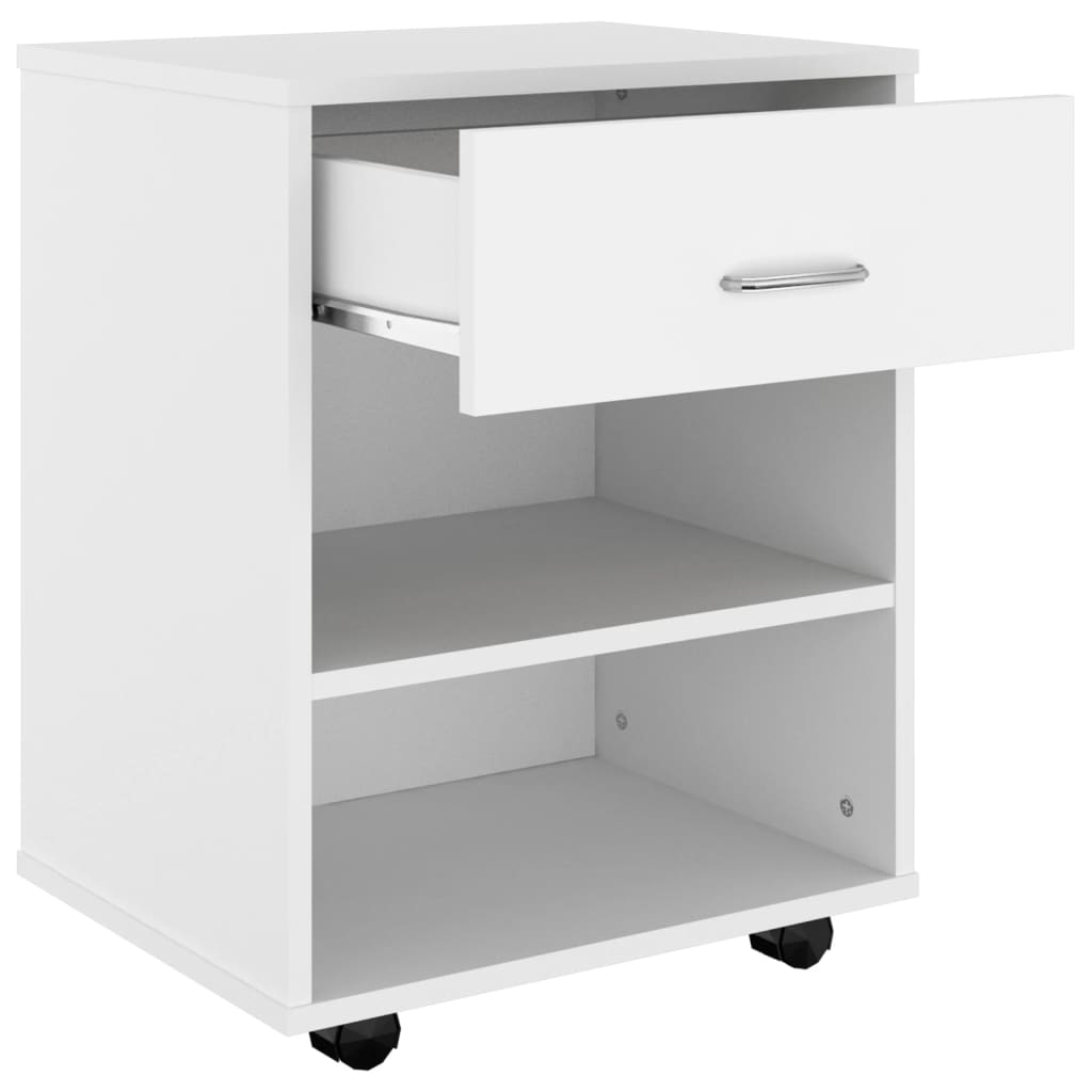 vidaXL Storage Cabinet | White | Engineered wood | Medium | Storage Cabinet