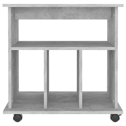 vidaXL Storage Cabinet | Concrete grey | Engineered wood | Medium