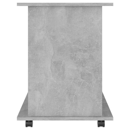 808480 vidaXL Rolling Cabinet Concrete Grey 60x45x60 cm Engineered Wood