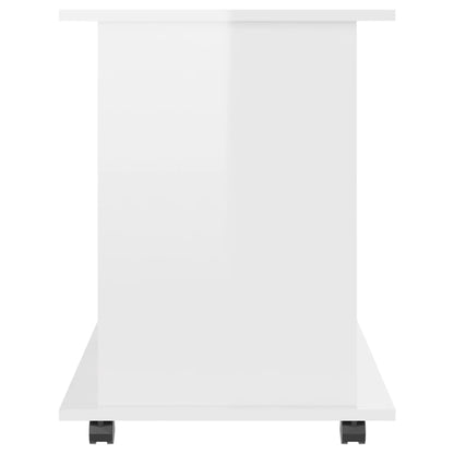 vidaXL Storage Cabinet | High gloss white | Engineered wood | 60 x 45 x 60 cm
