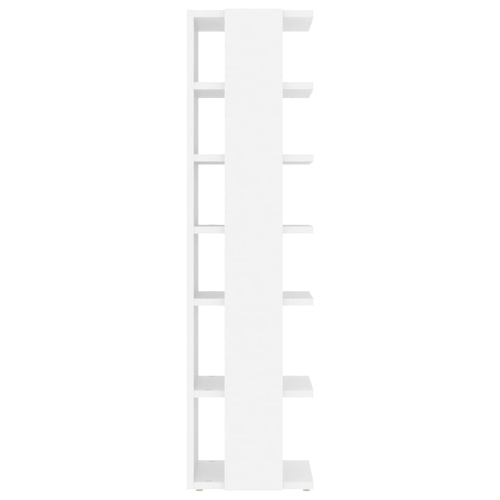 vidaXL Shoe Cabinet White 27.5x27x102 cm Engineered Wood