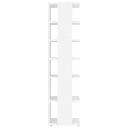 vidaXL Shoe Cabinet White 27.5x27x102 cm Engineered Wood