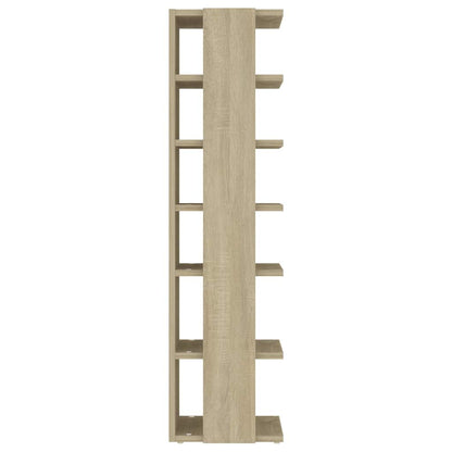 vidaXL Shoe Cabinets 2 pcs Sonoma Oak 27.5x27x102 cm