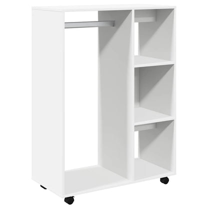 vidaXL Wardrobe White 80x40x110 cm Engineered Wood