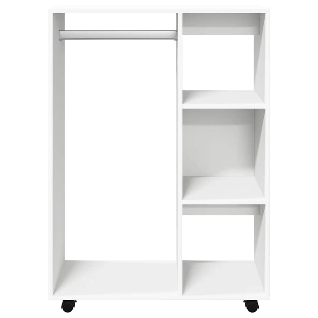vidaXL Wardrobe White 80x40x110 cm Engineered Wood