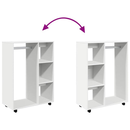808513 vidaXL Wardrobe White 80x40x110 cm Engineered Wood