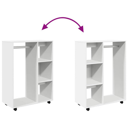 vidaXL Wardrobe White 80x40x110 cm Engineered Wood