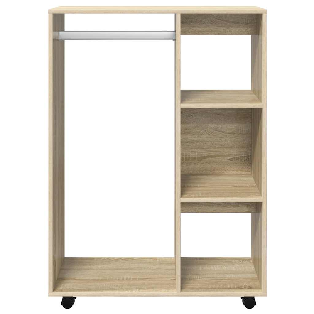 vidaXL Wardrobe Sonoma Oak 80x40x110 cm Engineered Wood