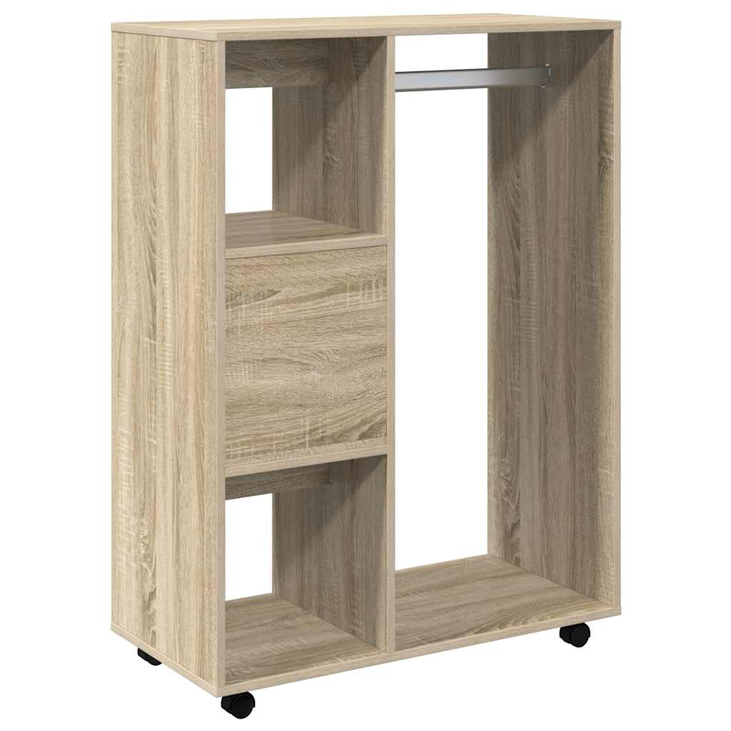 vidaXL Wardrobe Sonoma Oak 80x40x110 cm Engineered Wood