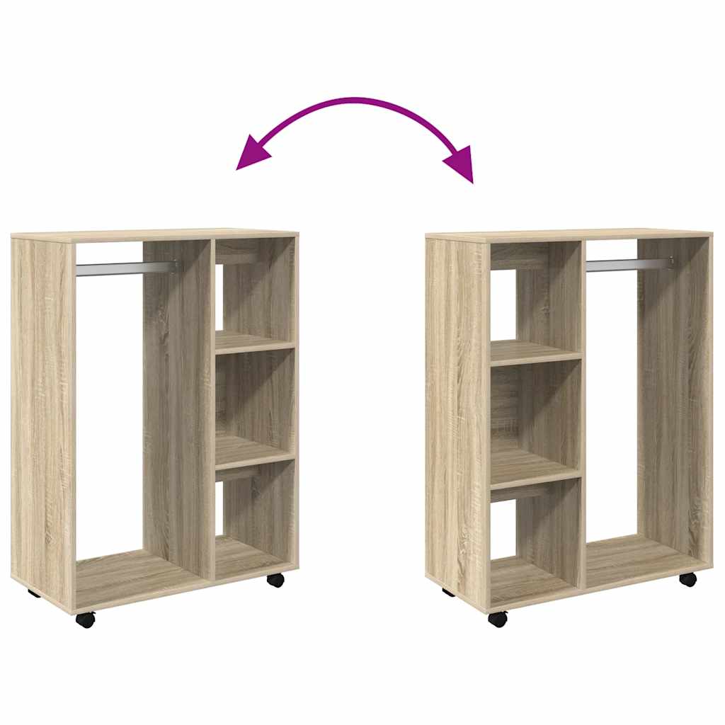 vidaXL Wardrobe Sonoma Oak 80x40x110 cm Engineered Wood