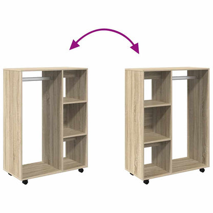 vidaXL Wardrobe Sonoma Oak 80x40x110 cm Engineered Wood