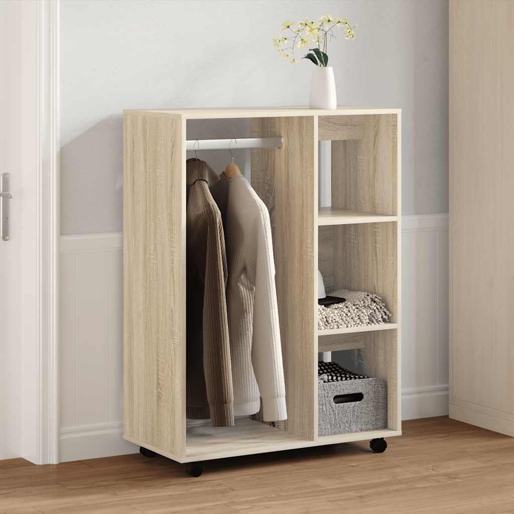 vidaXL Wardrobe Sonoma Oak 80x40x110 cm Engineered Wood