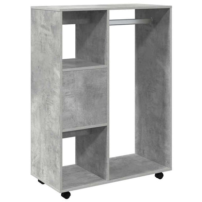 808517 vidaXL Wardrobe Concrete Grey 80x40x110 cm Engineered Wood