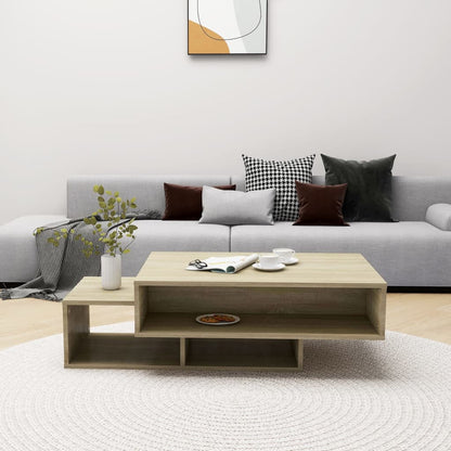 vidaXL Coffee Table Sonoma Oak 105x55x32 cm Engineered Wood