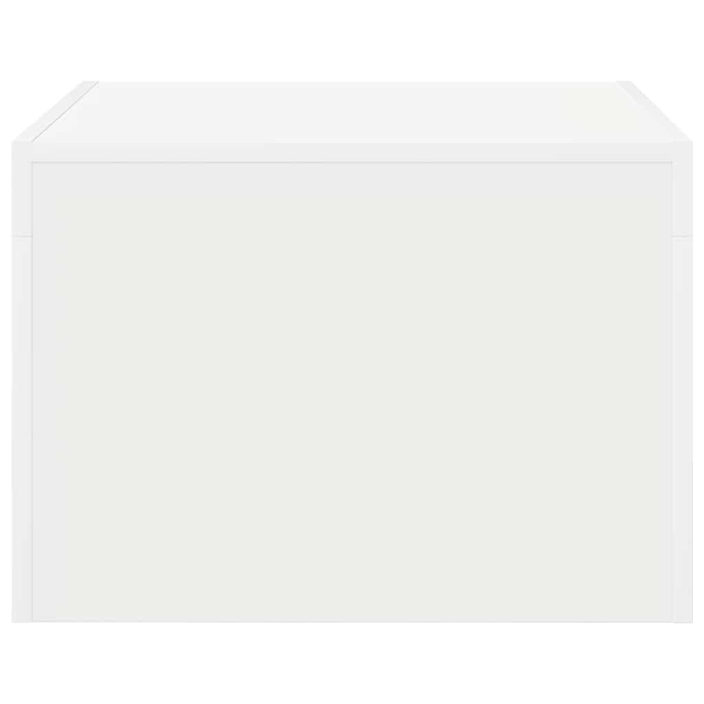 808549 vidaXL Coffee Table White 50x50x35 cm Engineered Wood